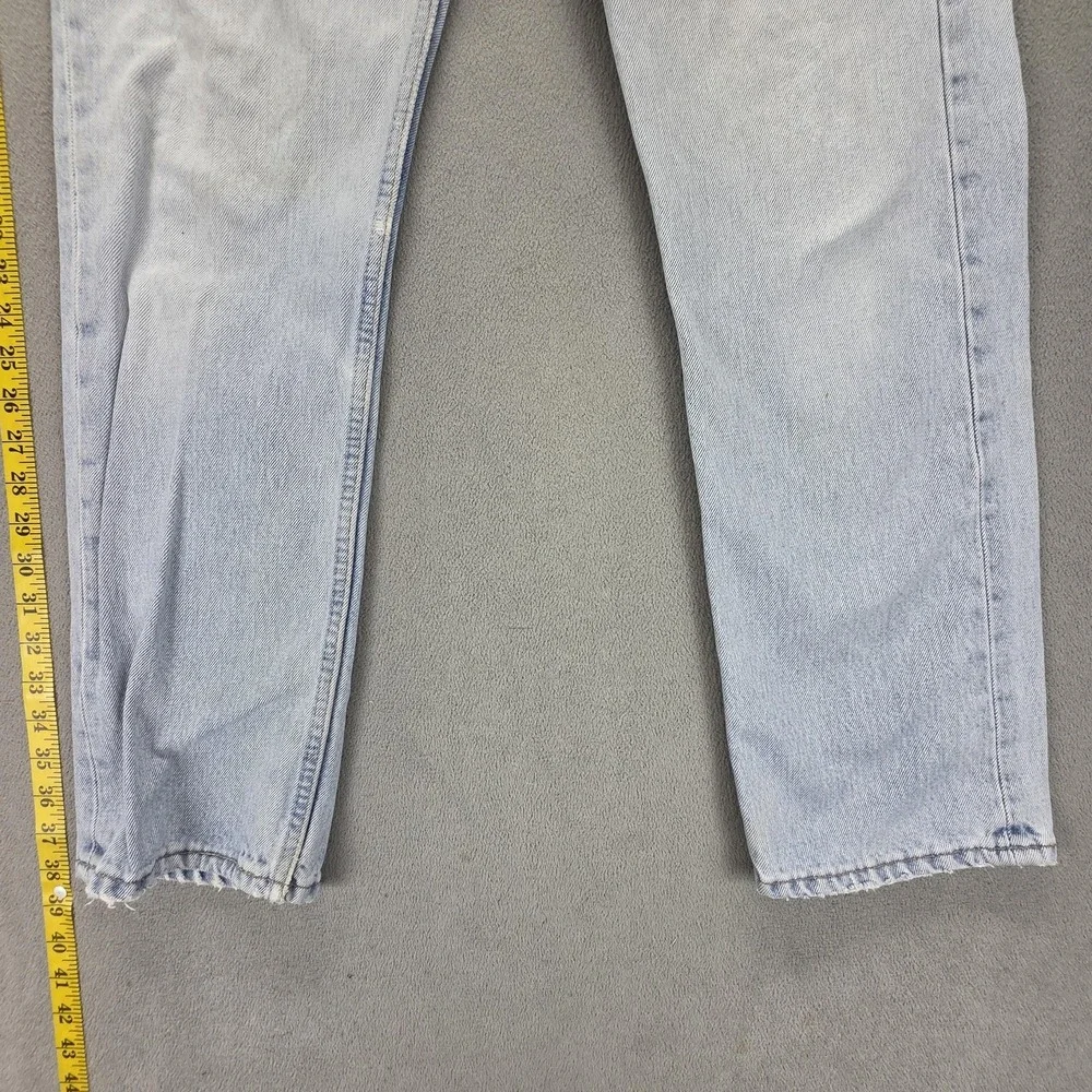Vintage Levis 501 Jeans Mens 30x30 Light Wash Student Made USA Button Fly
